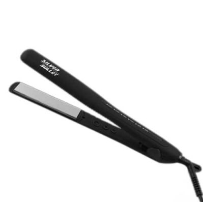 Silver Bullet Black Hair Straightener